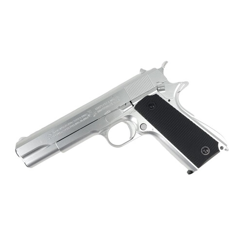 KELe Colt 1911 Full Metal Manual Gel Blaster – Silver