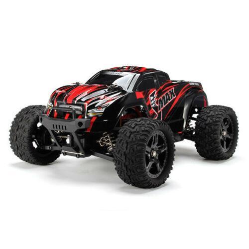 REMO HOBBY 1:16 Scale SMAX Upgrade to V2 4WD Off Road Brushed Monster Truck High Speed RC Cars RED