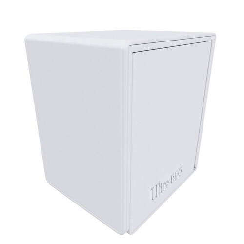 ULTRA PRO Deck Box Vivid Alcove Flip - White card protector box