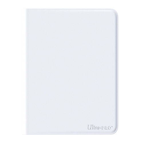 ULTRA PRO Binder - Vivid 9-Pocket Zippered PRO-Binder: White for trading cards