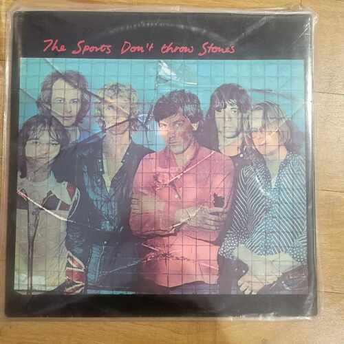 THE SPORTS DON'T THROW STONES LP SIGNED vinyl