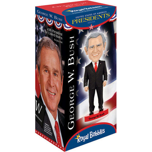 Royal Bobbles Presidents George W Bush bobblehead figure