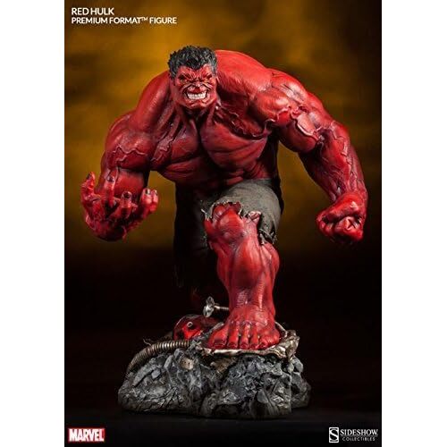 Marvel Collectible 20 Inch Statue Figure Premium Format - Red Hulk Sideshow 1/4th