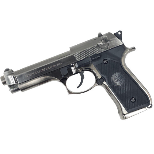 KELe HT Beretta 92FS Mamba Manual Springer Gel Blaster Pistol – Silver Smoke