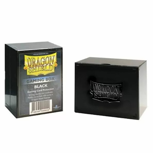 Dragon Shield StrongBox Deck Box - BLACK Deck Protection