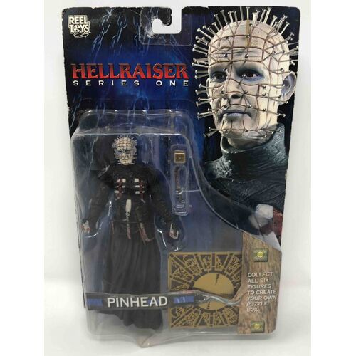 HELLRAISER Series One pinhead Action Figure with Puzzle Box Part 1 of 6
