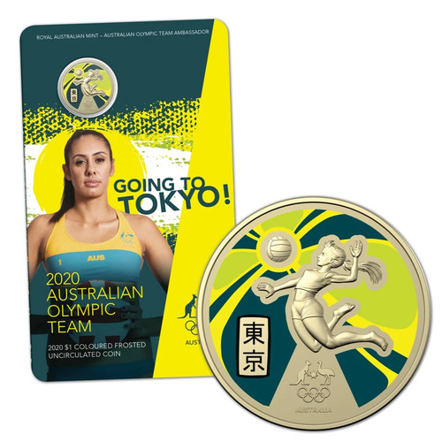 $1 2020 Australian Olympic Team UNC collectable coin