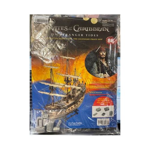 Pirates of the Caribbean - Build The Black Pearl Issue 86 part works