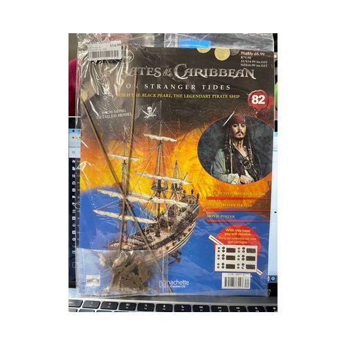 Pirates of the Caribbean - Build The Black Pearl Issue 82 part works