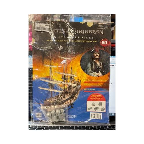 Pirates of the Caribbean - Build The Black Pearl Issue 80 part works