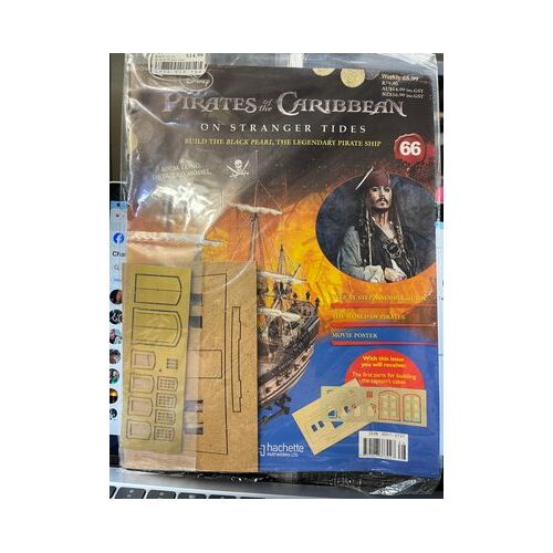 Pirates of the Caribbean - Build The Black Pearl Issue 66 part works