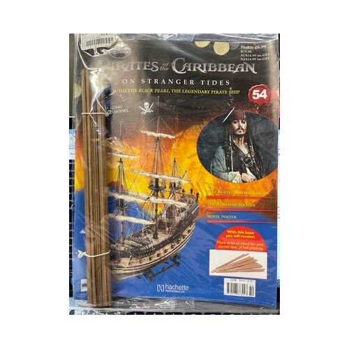 Pirates of the Caribbean - Build The Black Pearl Issue 54 part works