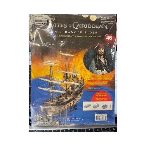 Pirates of the Caribbean - Build The Black Pearl Issue 46 part works