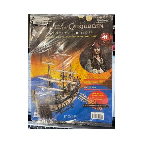Pirates of the Caribbean - Build The Black Pearl Issue 41 part works