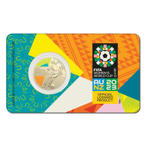 $1 2023 FIFA Women's World Cup™ Coloured UNC collectors coin
