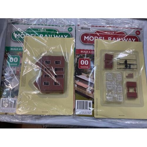 YOUR MODEL RAILWAY VILLAGE - 4 pack of issues 80, 85, 86, 90 part works