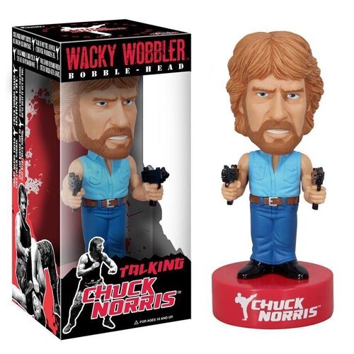Wacky Wobbler -  Talking Chuck Norris