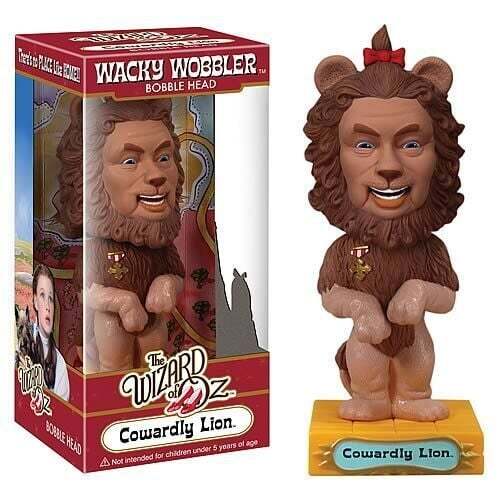 Wacky Wobbler - Cowardly Lion Bobble Head The Wizard of Oz