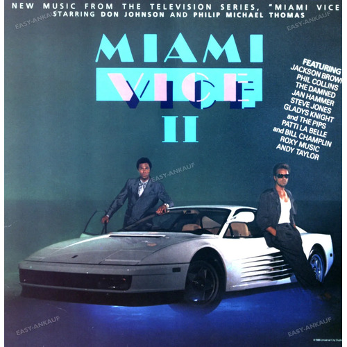 MIAMI VICE II - vinyl, album, soundtrack,