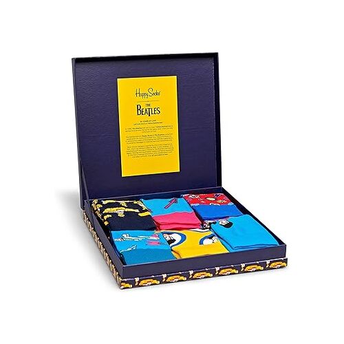 Happy Socks - The Beatles LIMITED EDITION Collector Box Set (6 pairs)