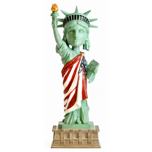 Statue of Liberty - American Flag Version Bobblehead