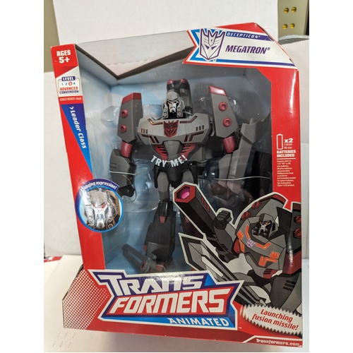 Transformers Animated - Megatron Animated Action Figure *damaged box* attack class