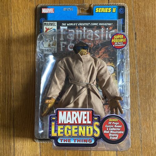 Marvel Legends 8” The Thing Action Figure Series II 2 ToyBiz 2002 Fantastic Four