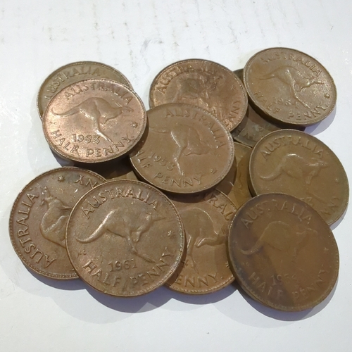 1939 - 1964 Half Penny Coin Australian Bronze Coin Circulated