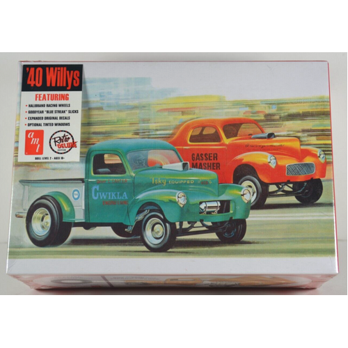 AMT "40 WILLY'S COUPE PICKUP Plastic Model Kit #818/12