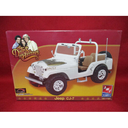 Dukes of Hazzard Daisy's Jeep CJ-7 AMT Ertl 1:25 Plastic Model Kit Car 4x4 38371