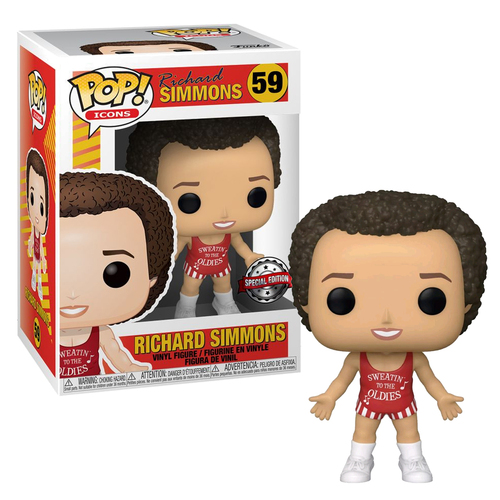 Richard Simmons - Richard Simmons in Red Outfit #59 Pop! Vinyl Figure