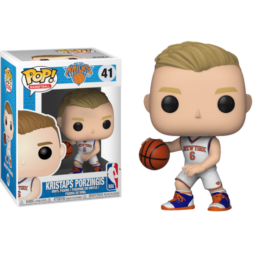 NBA Basketball - Kristaps Porzingis New York Knicks #41 Pop! Vinyl Figure