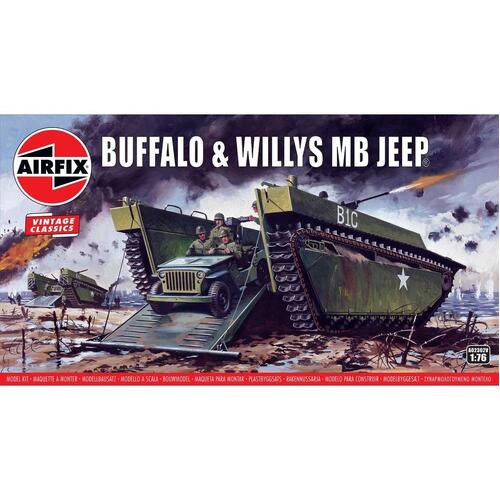 Airfix 1:76 Buffalo Willys MB Jeep model kit