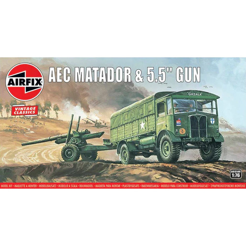 Airfix Vintage AEC Matador & Gun 01314V
