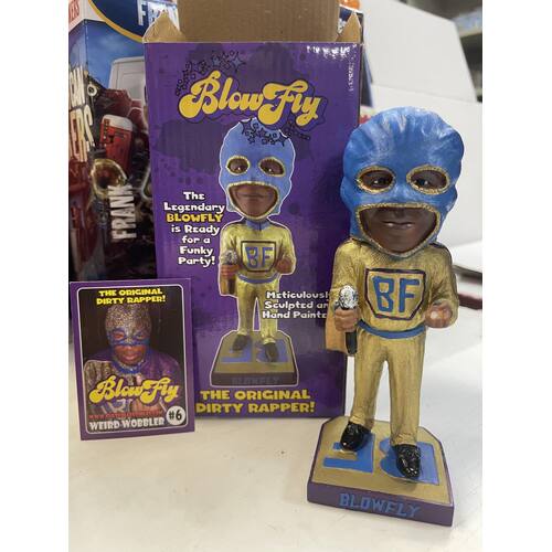 RARE BLOWFLY BOBBLE HEAD WEIRD WOBBLER #42 of 500 - damaged