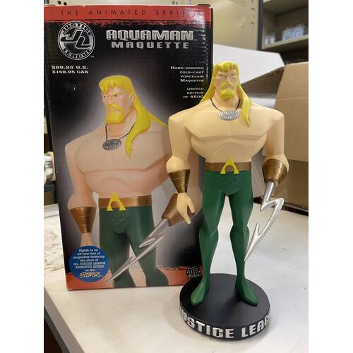 JUSTICE LEAGUE ANIMATED: AQUAMAN MAQUETTE - Statue 4461 of 4600