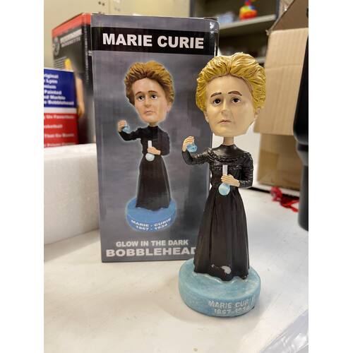 Marie Curie Glow in The Dark Bobblehead