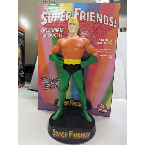 DC Comics - Super Friends Aquaman Maquette 9" Statue 2003 (0311/1000 pieces)