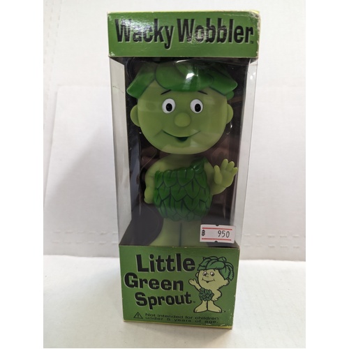 Wacky Wobbler - Little Green Sprout Bobble Head 2002