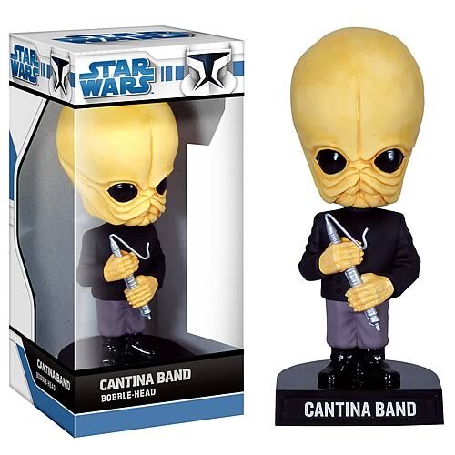Funko Star Wars Cantina Band Member Wacky Wobbler BobbleHead 2009