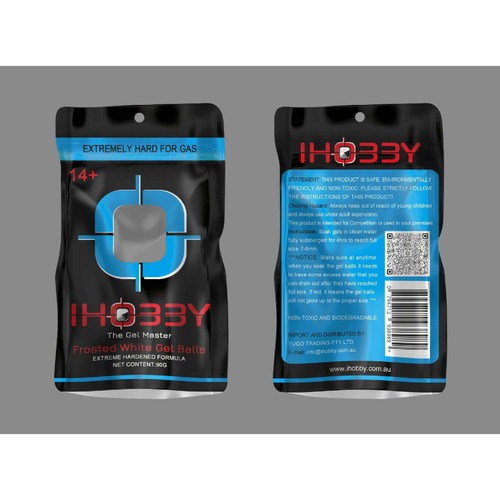 ihobby FROSTED WHITE GEL BALLS EXTREMELY HARD FOR GAS POWERED GBB (BLUE PACK)