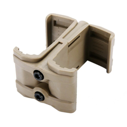 Tan M4 Magazine Coupler Double mag for Gel Blasters