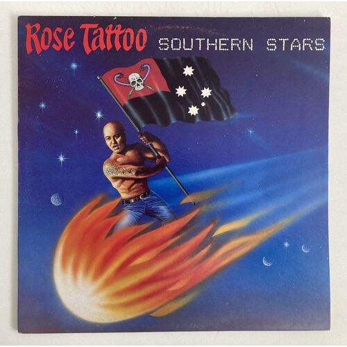 ROSE TATTOO - SOUTHERN STARS VINYL RECORD LP 1984 GC