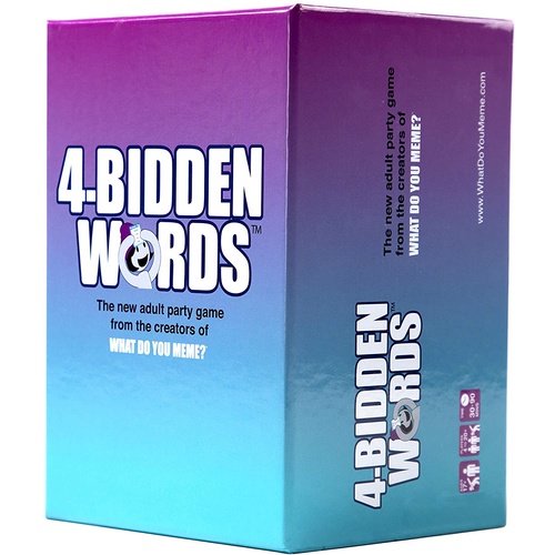 4-Bidden Words Card Game
