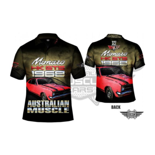 Australia Muscle Cars - 1968 HK Manoro by AMC Polo Shirt (Red Car)