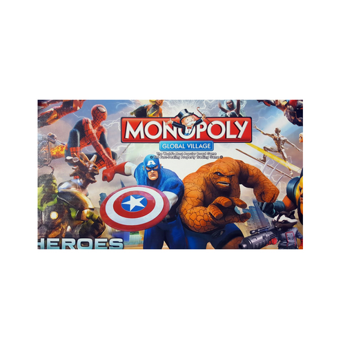 Monopoly Global Village - Marvel Heroes Edition Vintage Board Game Brand New