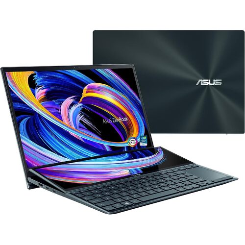 ASUS ZenBook Pro Duo 15 OLED UX582 Laptop, 15.6” OLED 4K UHD Touch Display, Intel Core i9-10980HK, 32GB RAM, 1TB SSD, GeForce RTX 3070, ScreenPad Plus