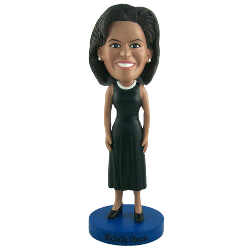 MICHELLE OBAMA LIMITED EDITION BOBBLEHEAD