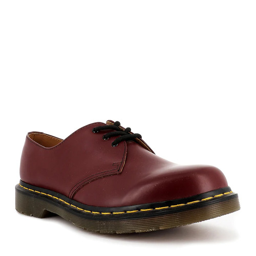 Worn Dr. Martins Gibson Leather Shoes - Cherry Red US 10 Doc Boots
