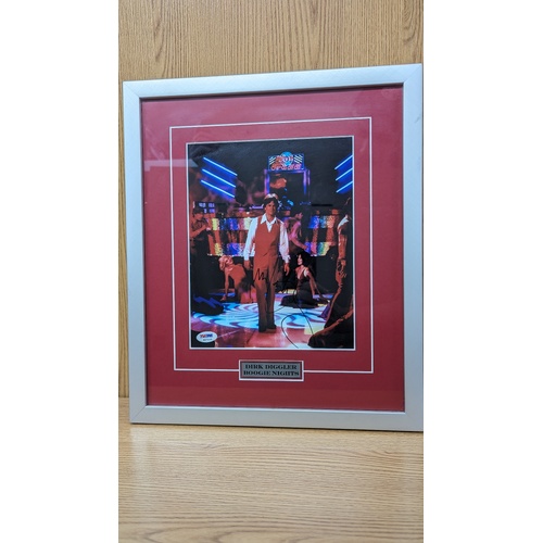 Boogie Nights 1998 Signed Autographed by Mark Wahlberg Framed Movie Still Image